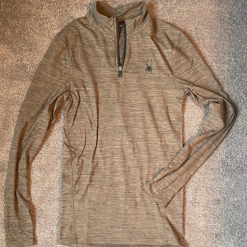 Spyder Active Heather Brown Pullover